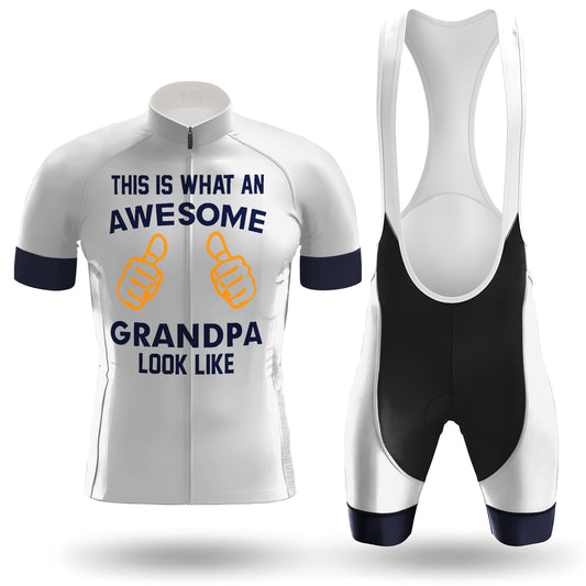 Awesome Grandpa Men's Short Sleeve Cycling Kit