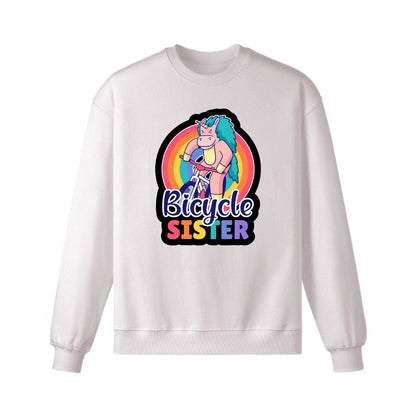 Bicycle Unicorn Sister for Sibling Sweatshirt