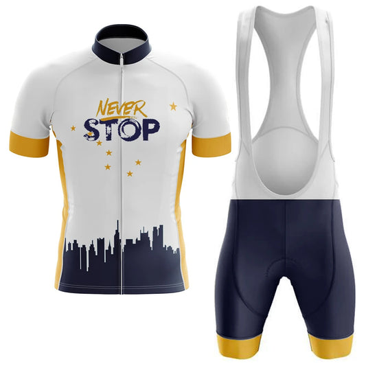 Never Stop Men's Short Sleeve Cycling Kit | Rsscsports