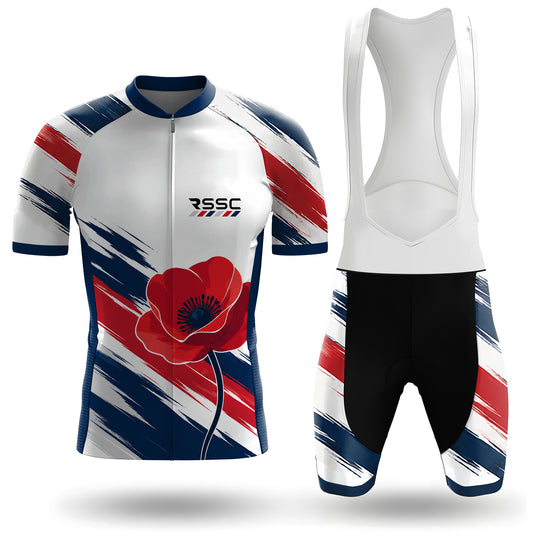 Kit da ciclismo da uomo a maniche corte Poppy Rush