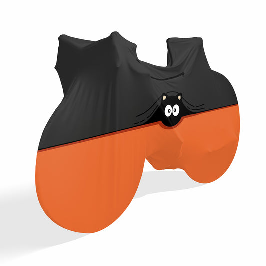 Big-eyed Black Cat Bicycle Full Cover