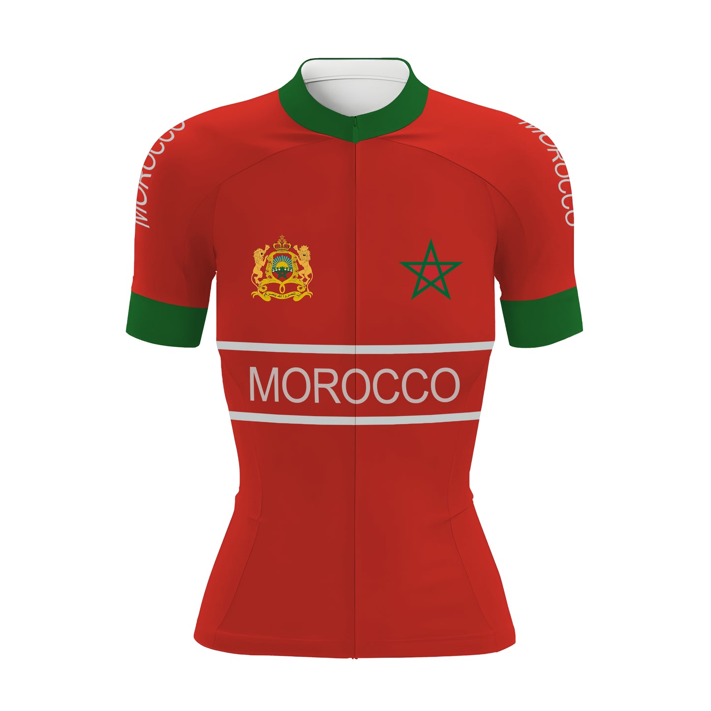 Morocco Flag Women's Short Sleeve Cycling Kit