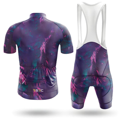 Purple Gradient Men's Cycling Kit