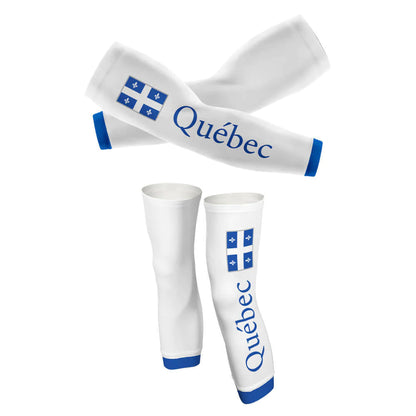 Quebec Flag Arm And Leg Sleeves