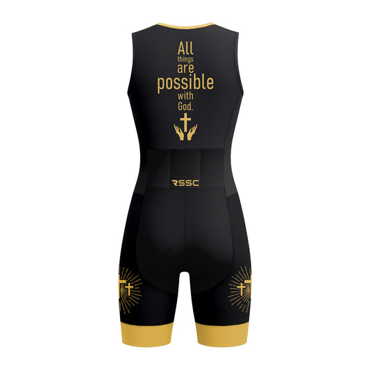 Christian Wing Cross Women's Sleeveless Triathlon Suit