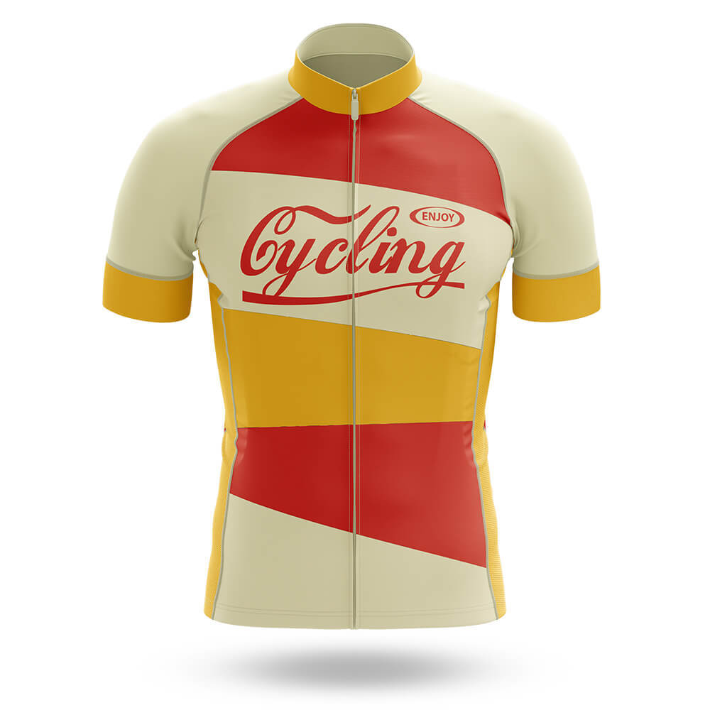 Retro Enjoy Cycling Men's Short Sleeve Cycling Kit | Rsscsports