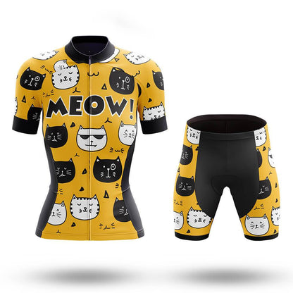 Cat Women's Short Sleeve Cycling Kit