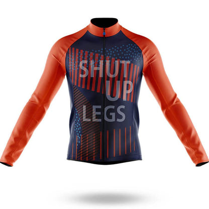 Shut Up Legs Langarm-Radtrikot für Herren