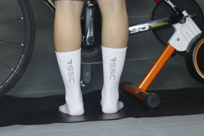 Chaussettes de cyclisme respirantes unisexes réfléchissantes