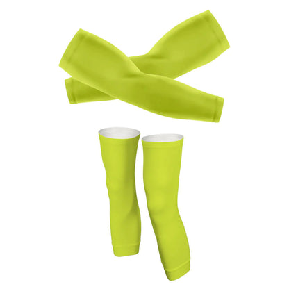 Lime Green Arm And Leg Sleeves