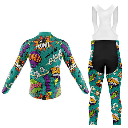 Comics Men's Long Sleeve Cycling Kit