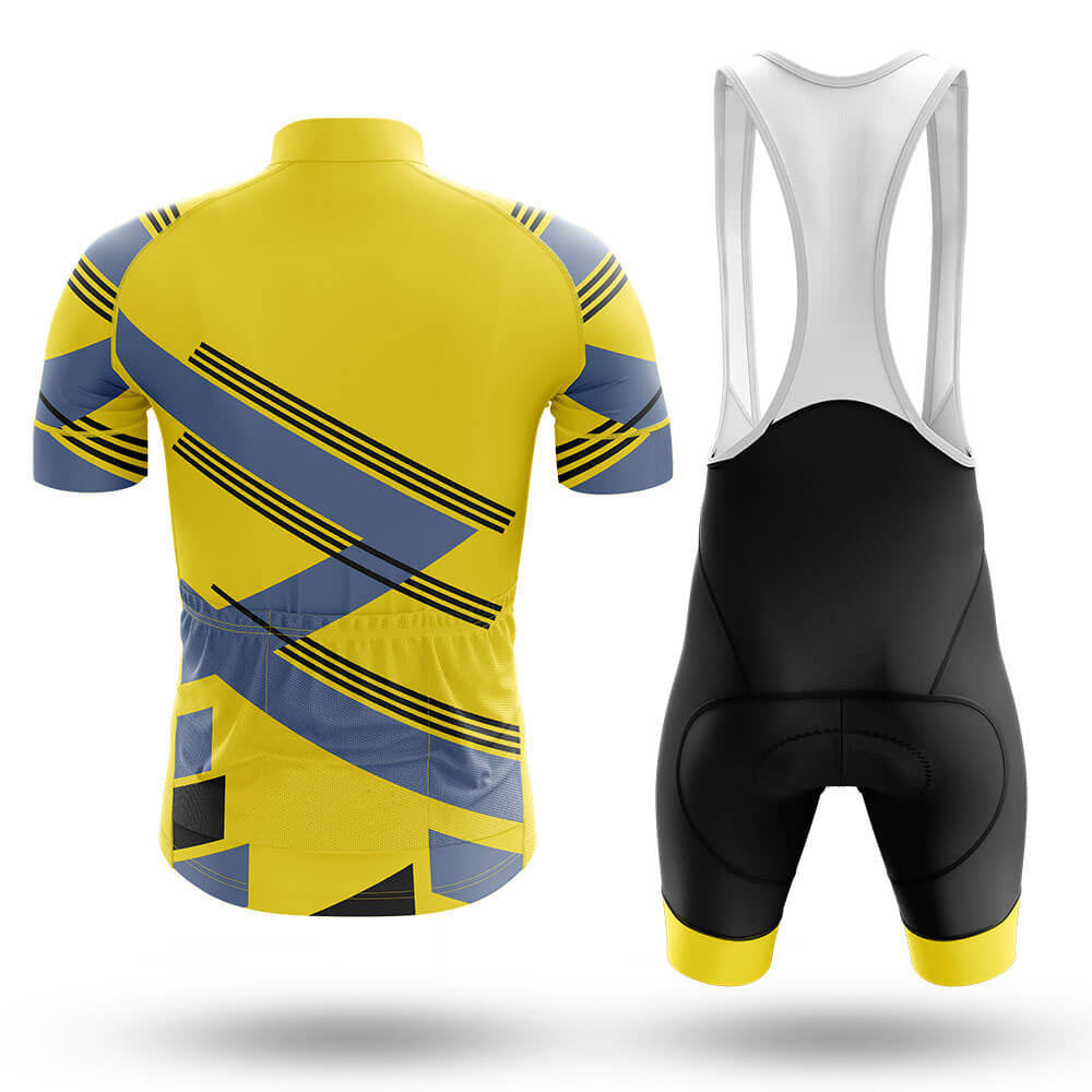 Yellow Grey Men's Cycling Kit | Rsscsports