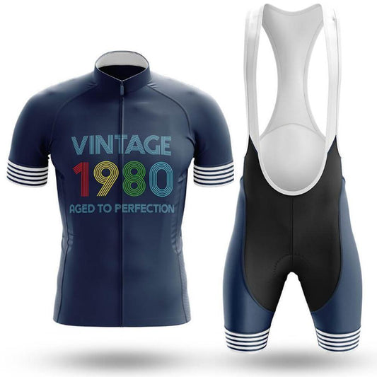 Vintage 1980 Men's Short Sleeve Cycling Kit | Rsscsports