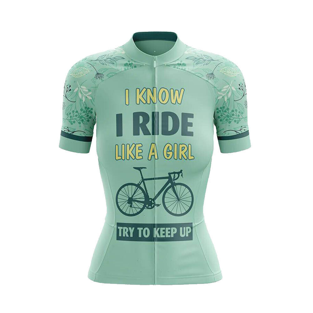 Like A Girl Women's Short Sleeve Cycling Kit