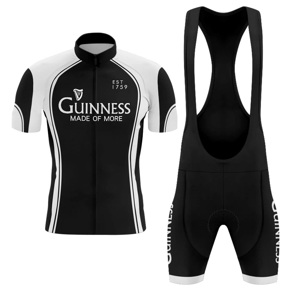 Guinness Retro Men's Short Sleeve Cycling Kit | Rsscsports