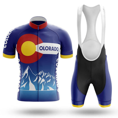 Colorado Mountains Men's Short Sleeve Cycling Kit | Rsscsports