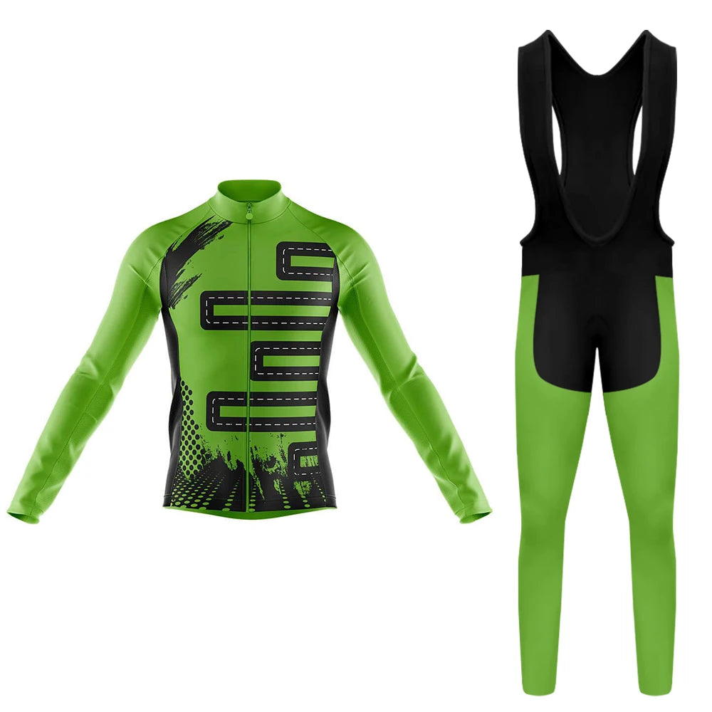 Bold Men's Long Sleeve Cycling Kit