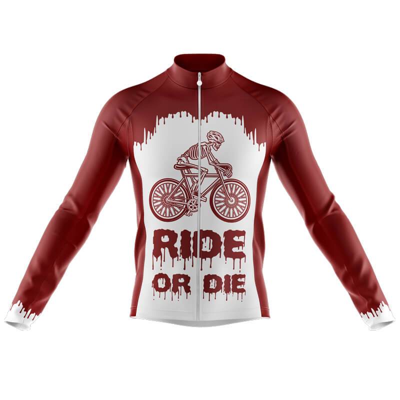 Ride or Die Men's Long Sleeve Cycling Jersey