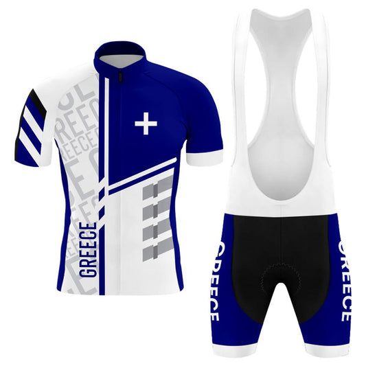 Greece Men's Short Sleeve Cycling Kit | Rsscsports