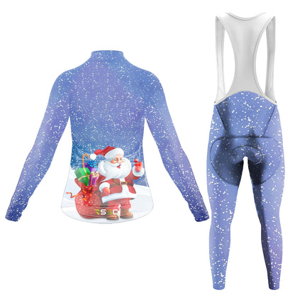 Gift From Santa Claus Women's Long Sleeve Cycling Kit