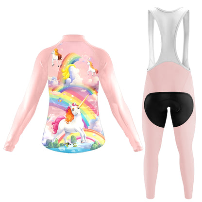 Happy Unicorns Women's Long Sleeve Cycling Kit