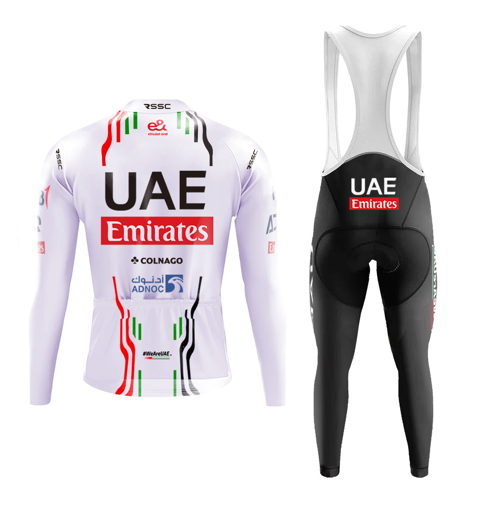 Emirates Fleet UAE Men's Long Sleeve Cycling Kit | RSSC Sports