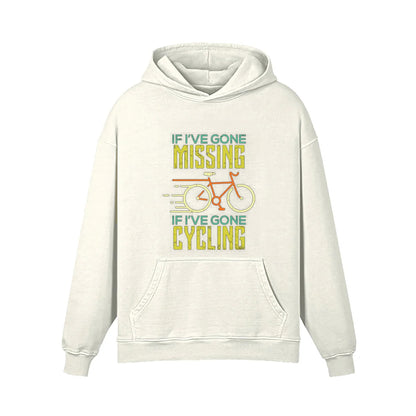 If I Leave Cycling Title Category Hoodie