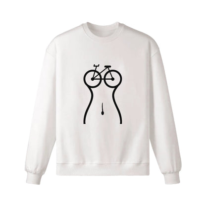 Sweat-shirt cycliste buveur de café