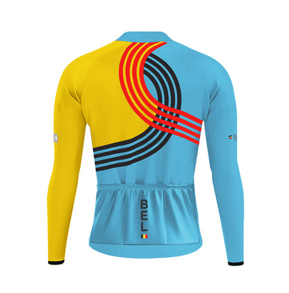 2025 Belgian National Team Cycling Jersey Men's Long Sleeve Cycling Kit