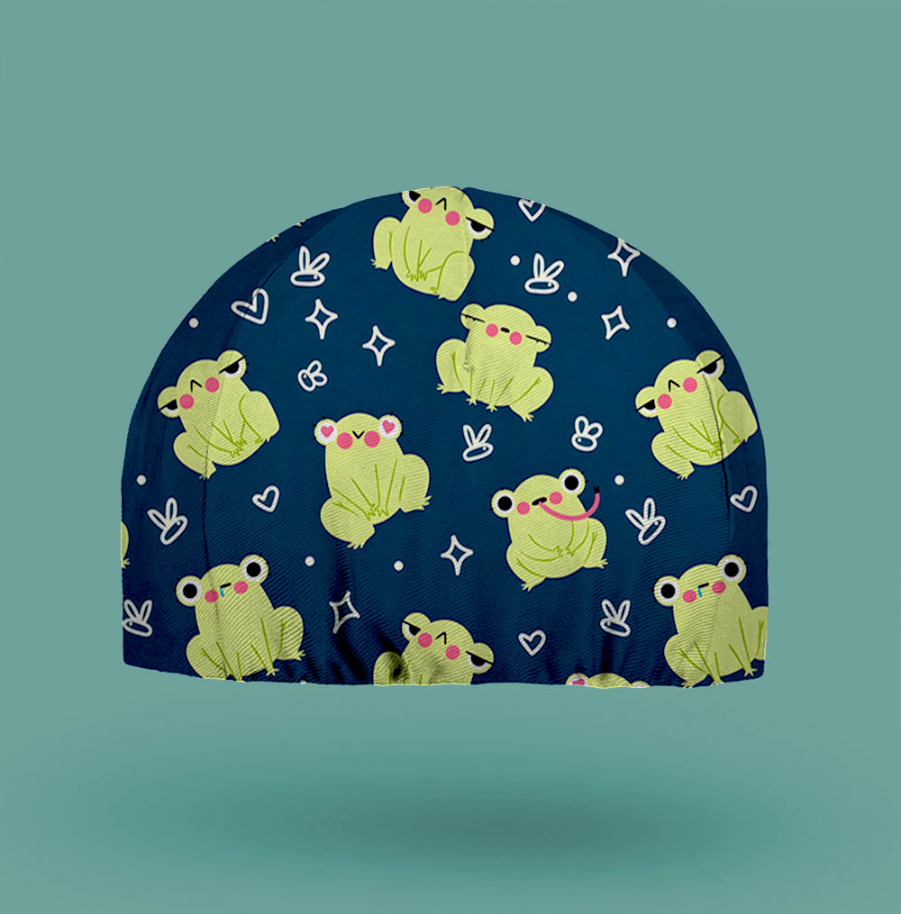 Cute Frog Pet Cycling Cap