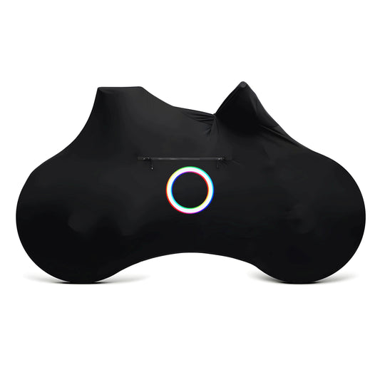 Colored ring cat Bicycle Full Cover