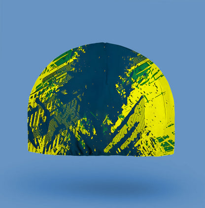 Yellow Texture Cycling Cap