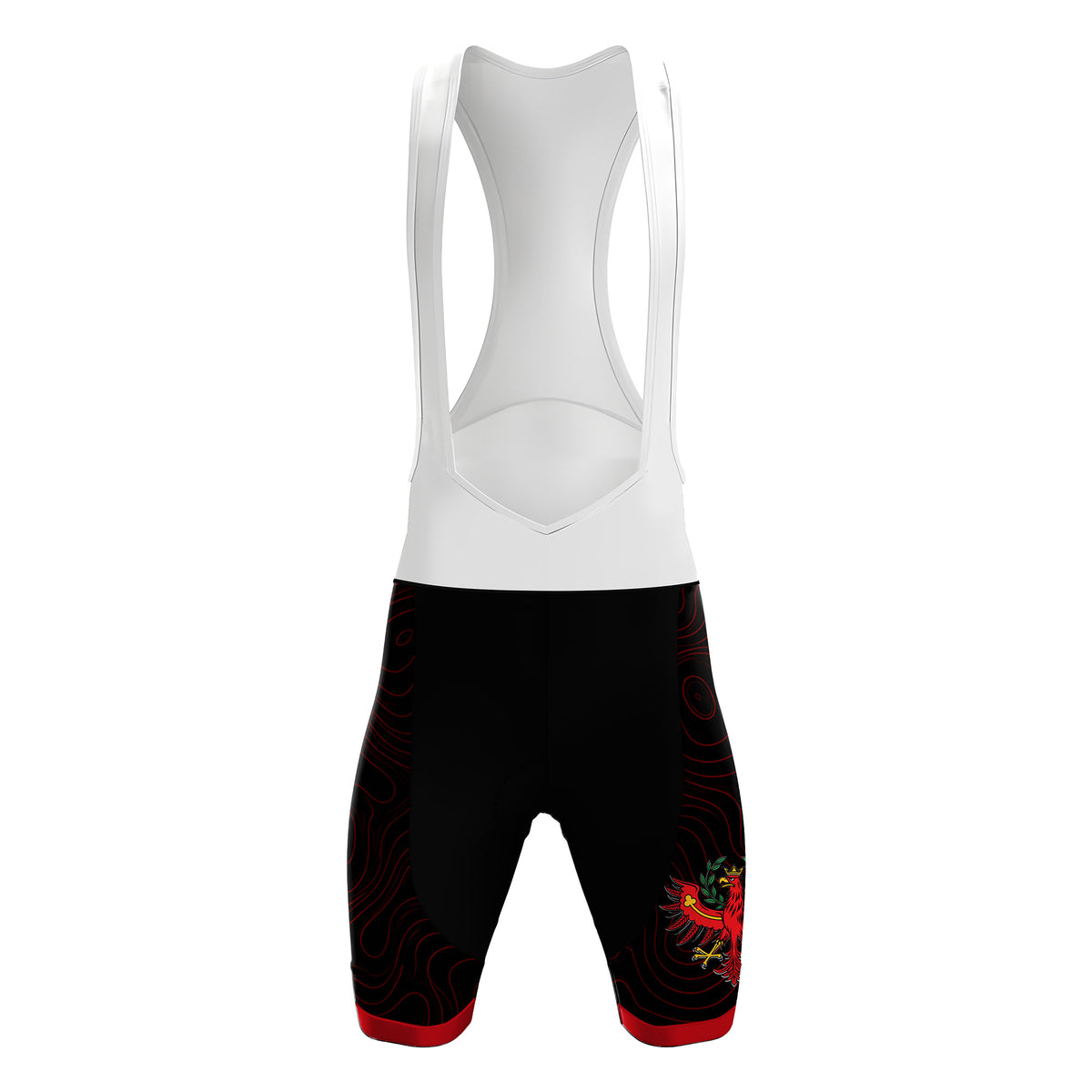 Kurzarm-Radtrikot für Herren „Belgian Surrealismus“