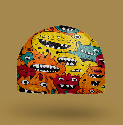 Teeth Cartoon Monster Cycling Cap