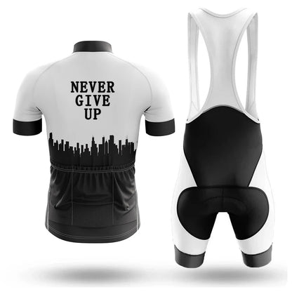 Never Give Up Men's Short Sleeve Cycling Kit | Rsscsports