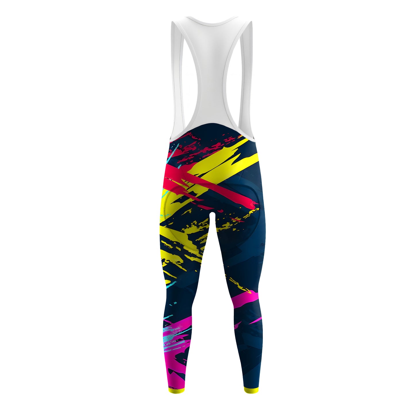 Colorful Abstract Movement Men's Long Sleeve Cycling Kit
