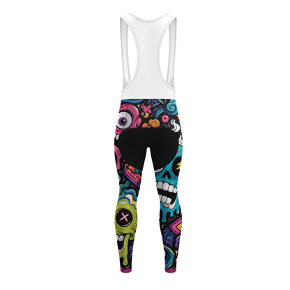 Kit de ciclismo de manga larga multicolor para hombre Criaturas alienígenas