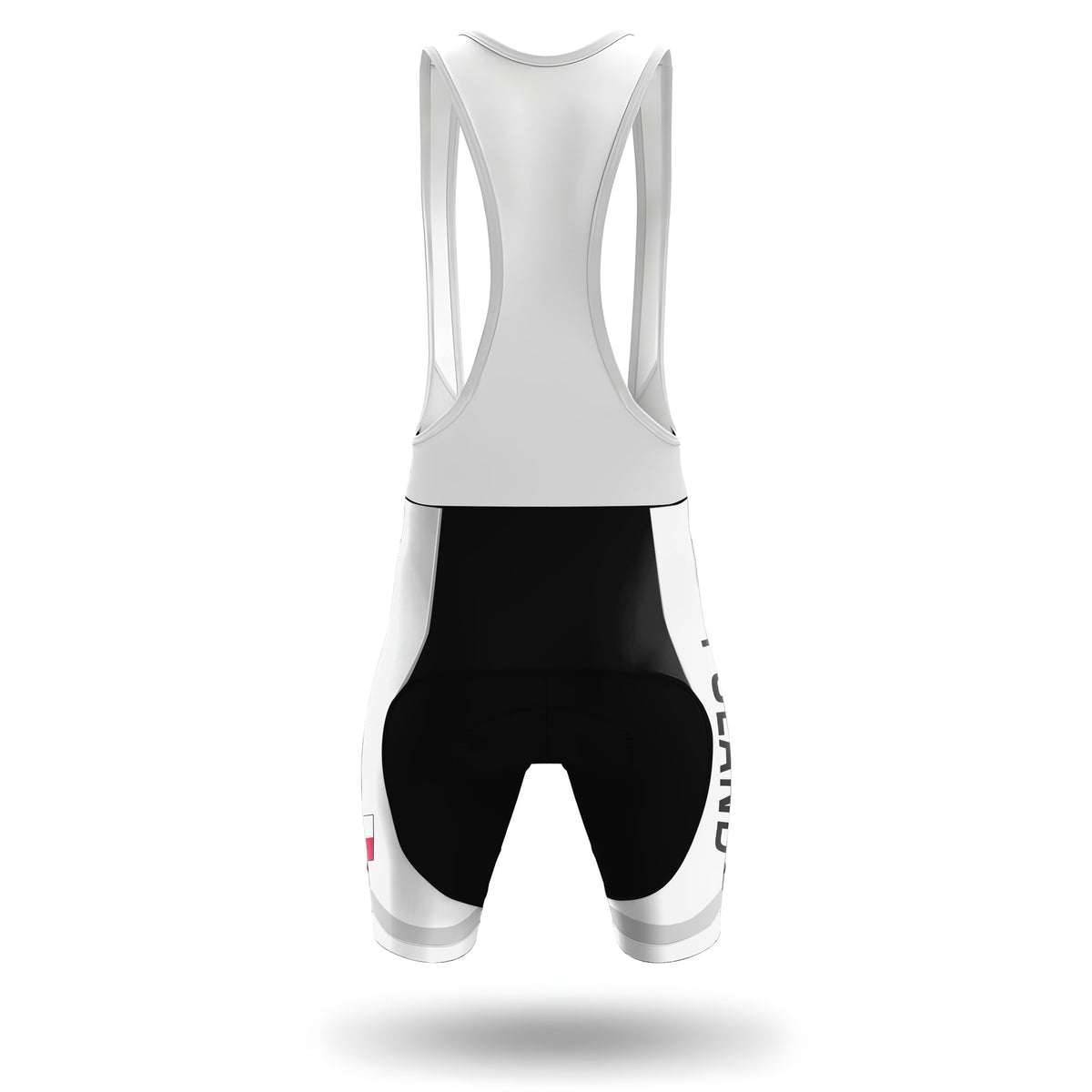 Poland White Men's Short Sleeve Cycling Kit
