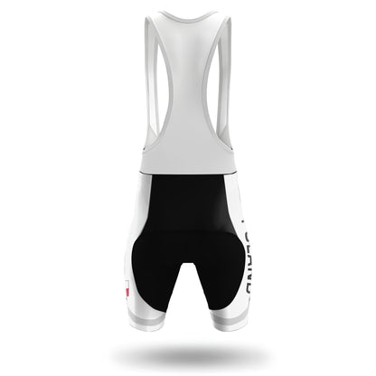 Poland White Men's Short Sleeve Cycling Kit