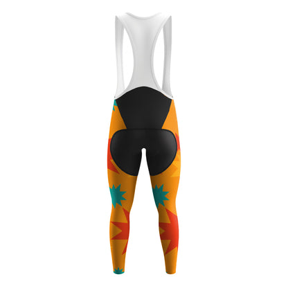 Orange Kokopelli Men's Long Sleeve Cycling Kit
