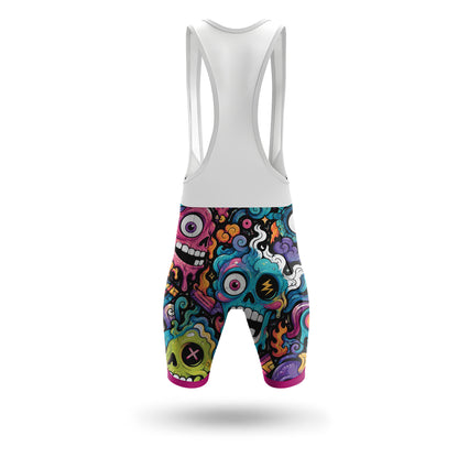 Alien Creatures Multicolor Women's Short Sleeve Cycling Kit