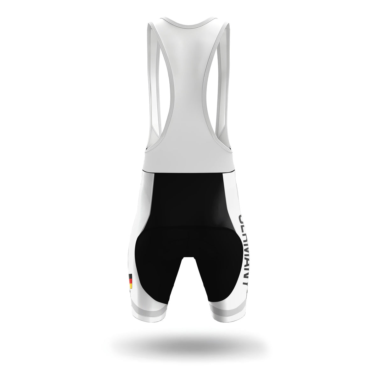 Germany White Men's Short Sleeve Cycling Kit
