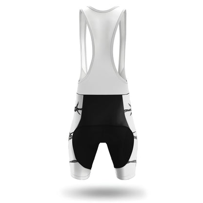 Kurzarm-Radtrikot für Herren „Belgian Surrealismus“