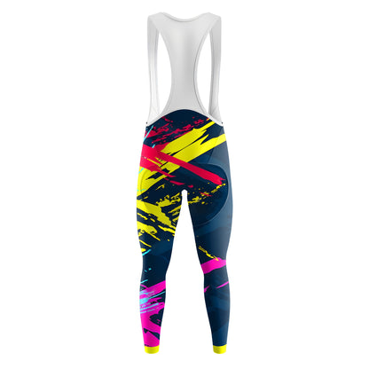 Colorful Abstract Movement Women's Long Sleeve Cycling Kit