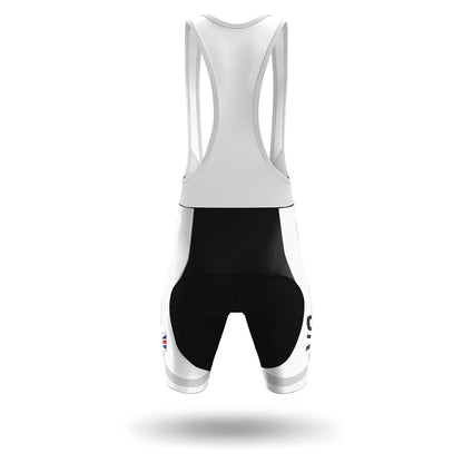 UK White Men's Short Sleeve Cycling Kit