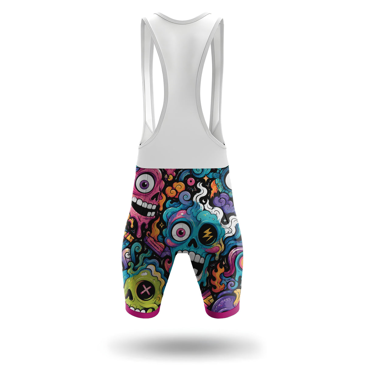 Kurzarm-Radtrikot für Herren „Alien Creatures“, mehrfarbig