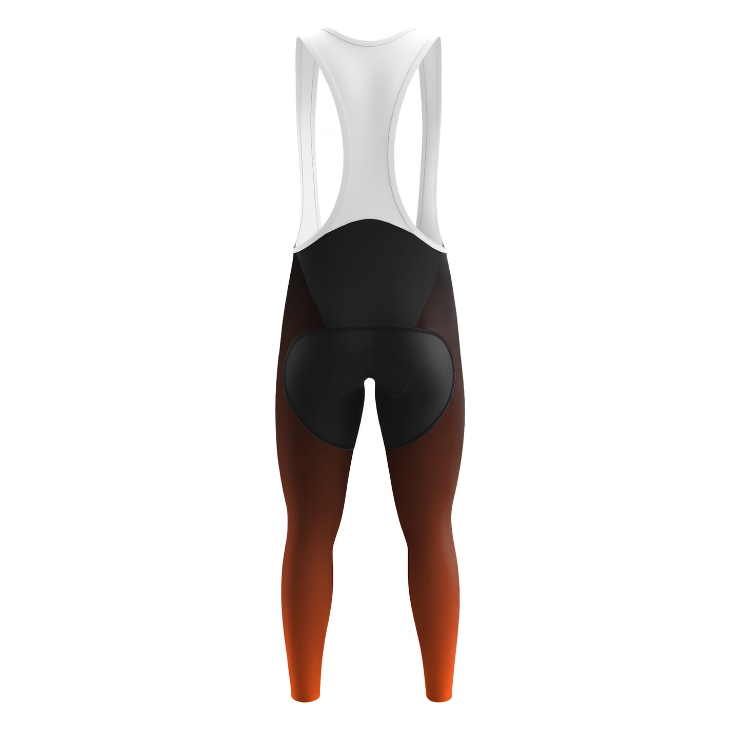 Orange Gradient Men's Long Sleeve Cycling Kit