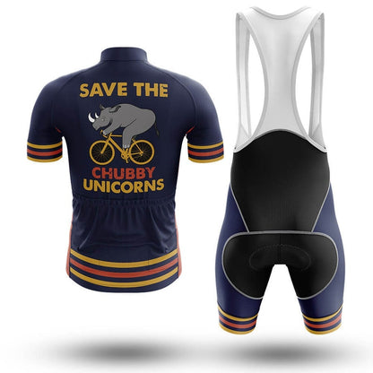 Save The Chubby Unicorns Men's Short Sleeve Cycling Kit | Rsscsports