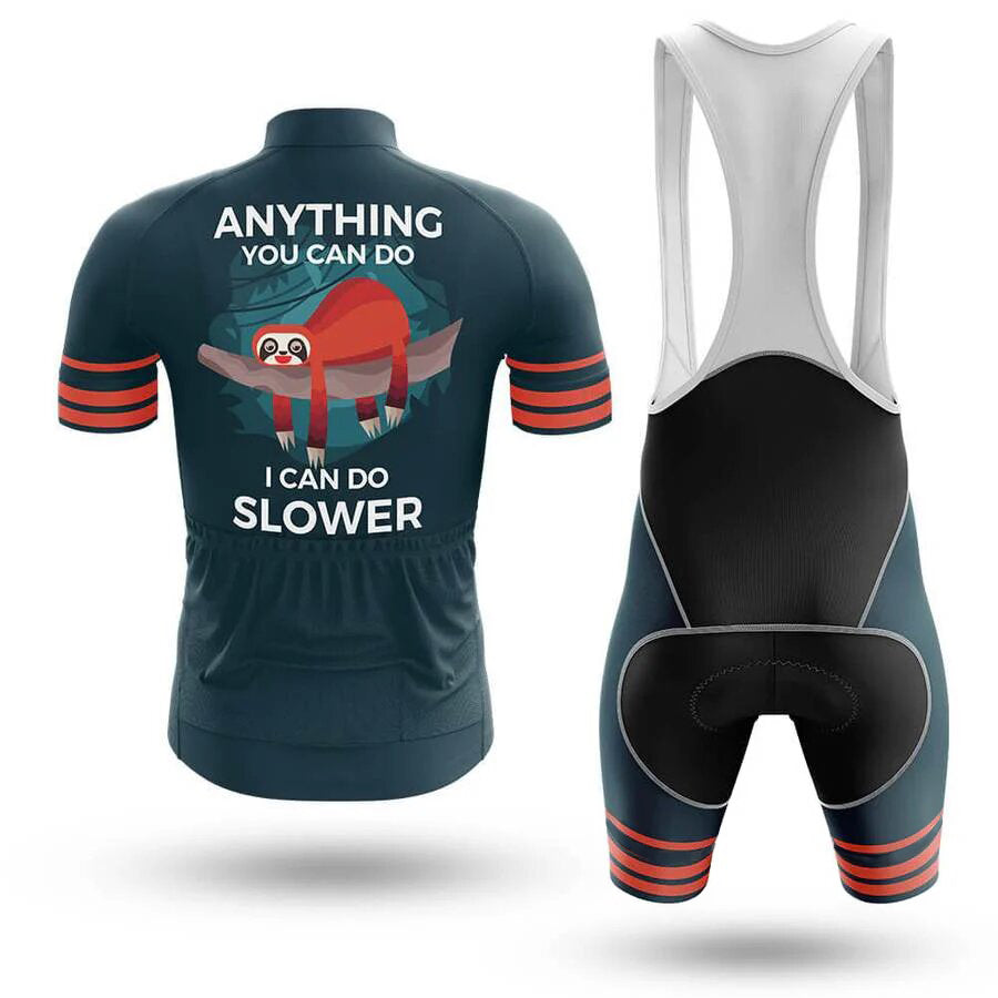 Sloth Can Do Slower Men's Short Sleeve Cycling Kit