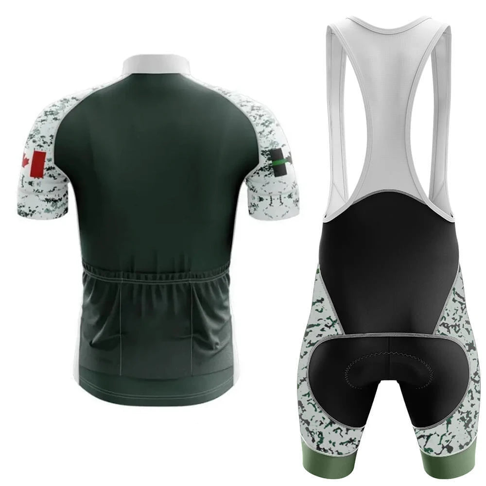 Canada Army Men's Short Sleeve Cycling Kit | Rsscsports